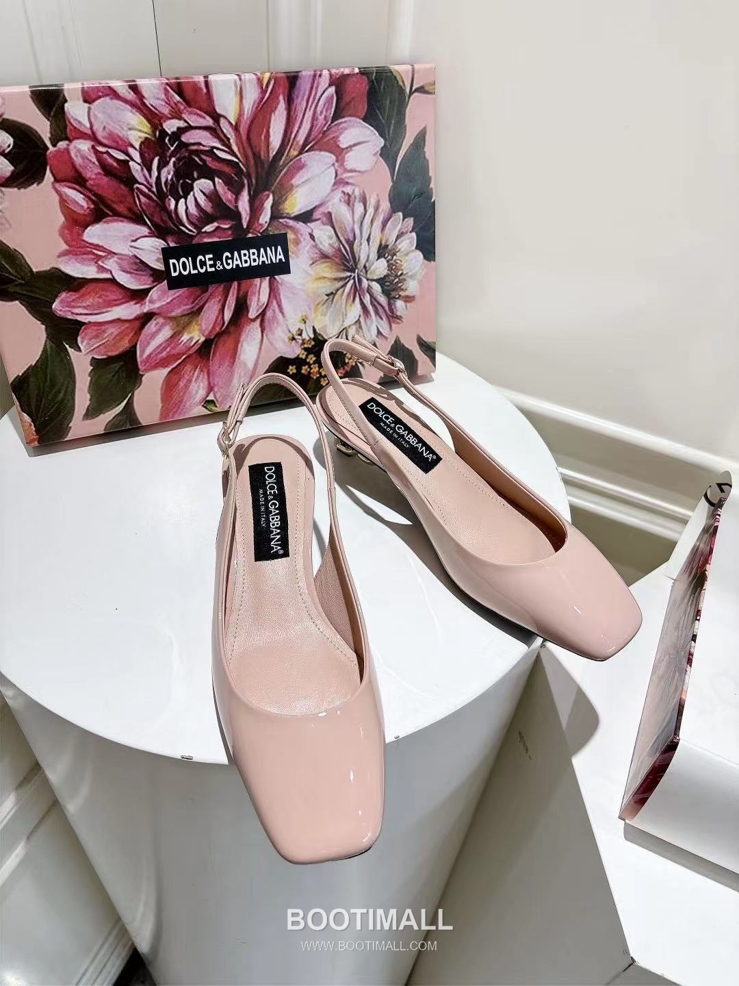 Dolce & Gabbana Patent Heel Pumps Patent Leather Lambskin Black 돌체앤가바나 페이턴트 힐 펌프스 페이턴트 레더 양가죽 블랙 6