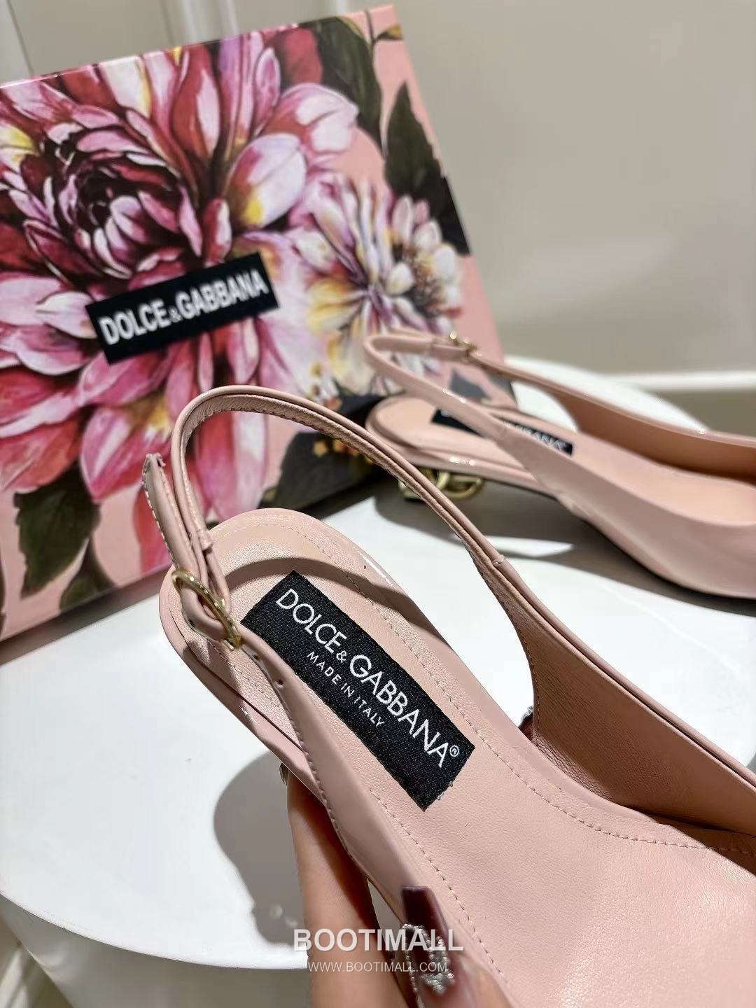 Dolce & Gabbana Patent Heel Pumps Patent Leather Lambskin Black 돌체앤가바나 페이턴트 힐 펌프스 페이턴트 레더 양가죽 블랙 8