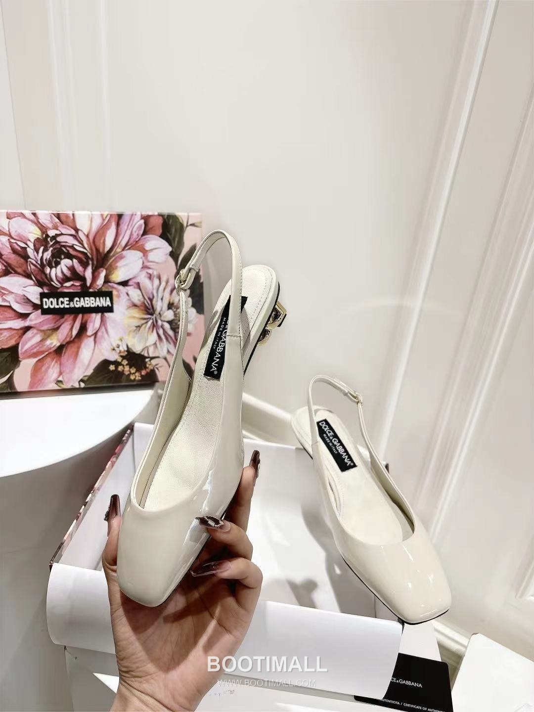 Dolce & Gabbana Patent Heel Pumps Patent Leather Lambskin Black 돌체앤가바나 페이턴트 힐 펌프스 페이턴트 레더 양가죽 블랙 3