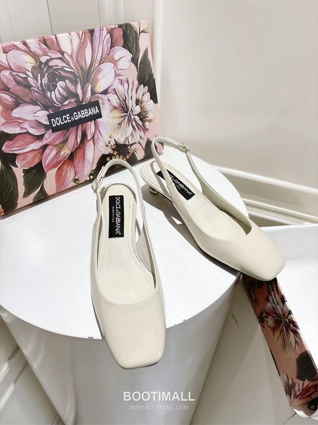 Dolce & Gabbana Patent Heel Pumps Patent Leather Lambskin Black 돌체앤가바나 페이턴트 힐 펌프스 페이턴트 레더 양가죽 블랙 6