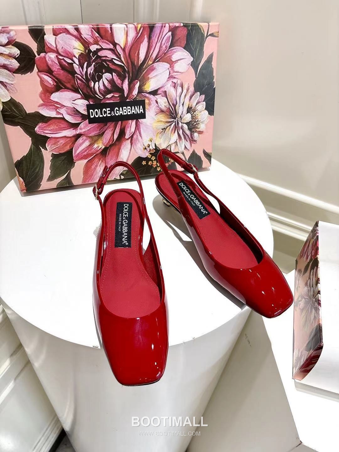 Dolce & Gabbana Patent Heel Pumps Patent Leather Lambskin Black 돌체앤가바나 페이턴트 힐 펌프스 페이턴트 레더 양가죽 블랙 1