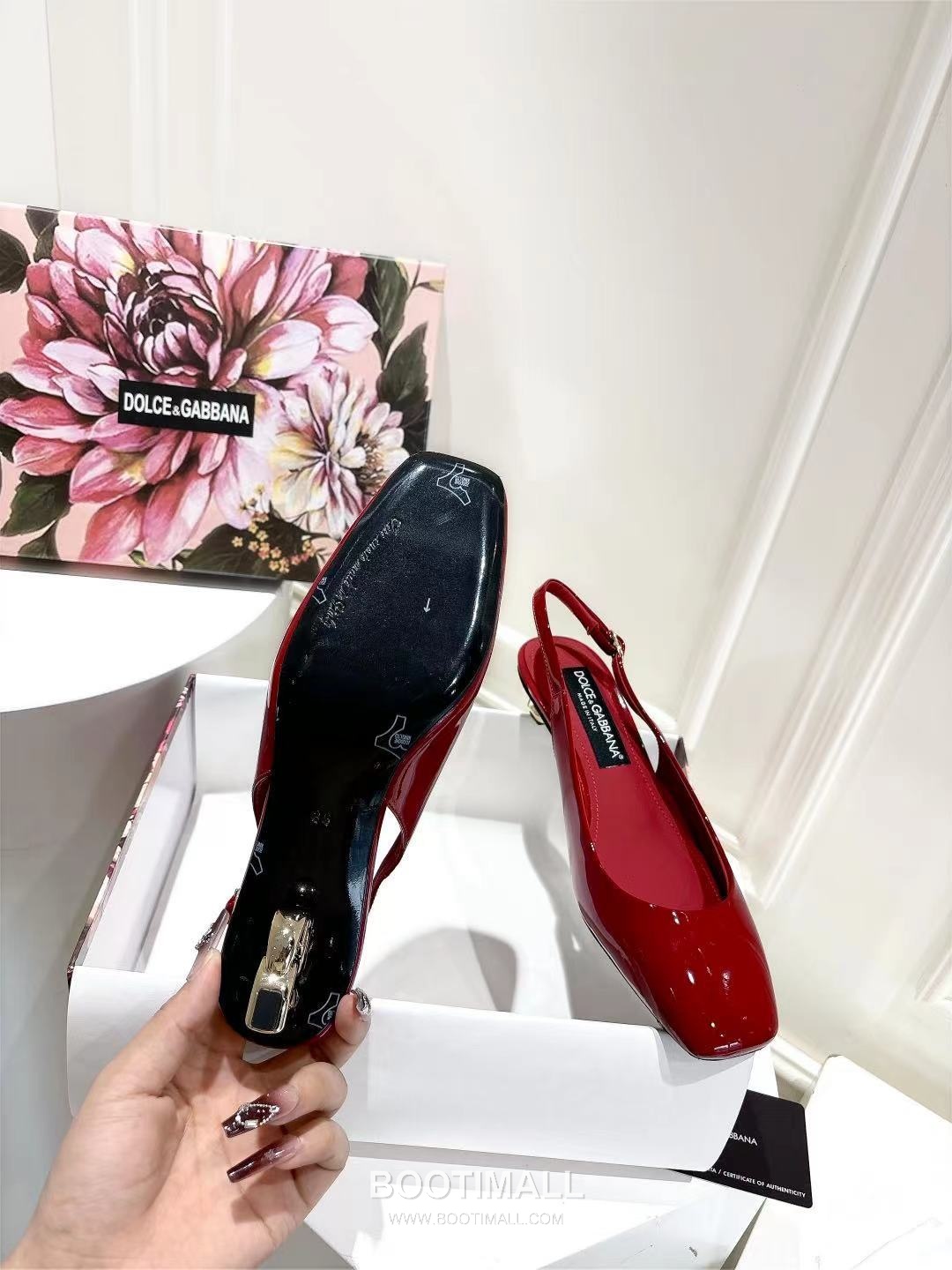 Dolce & Gabbana Patent Heel Pumps Patent Leather Lambskin Black 돌체앤가바나 페이턴트 힐 펌프스 페이턴트 레더 양가죽 블랙 8