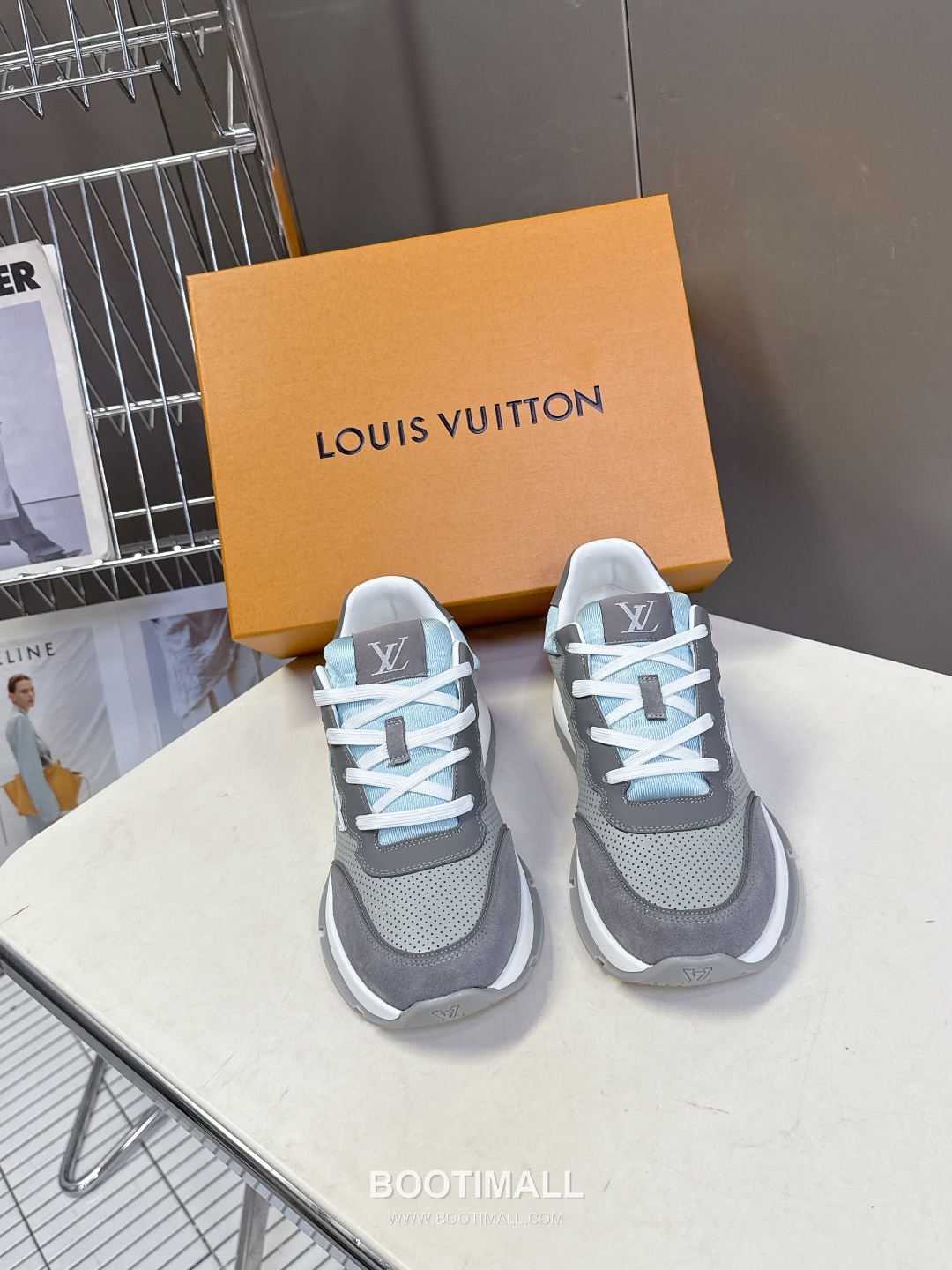 Louis Vuitton Retro Platform Sneaker Calfskin Mesh Sneakers 루이비통 레트로 플랫폼 스니커즈 송아지가죽 메쉬 1