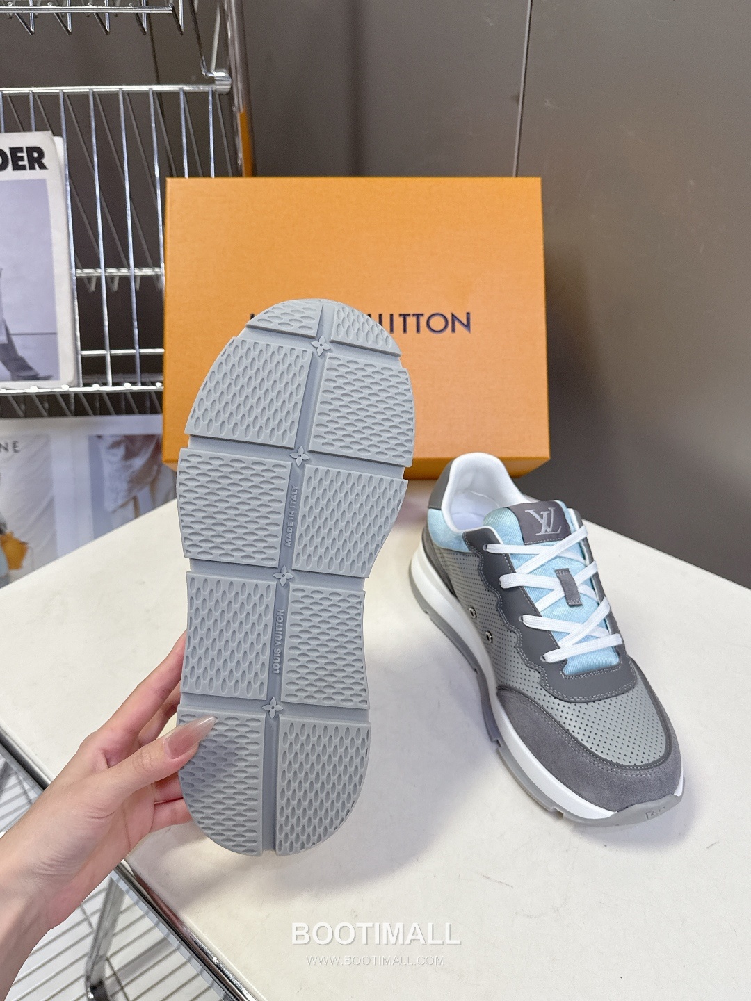 Louis Vuitton Retro Platform Sneaker Calfskin Mesh Sneakers 루이비통 레트로 플랫폼 스니커즈 송아지가죽 메쉬 9