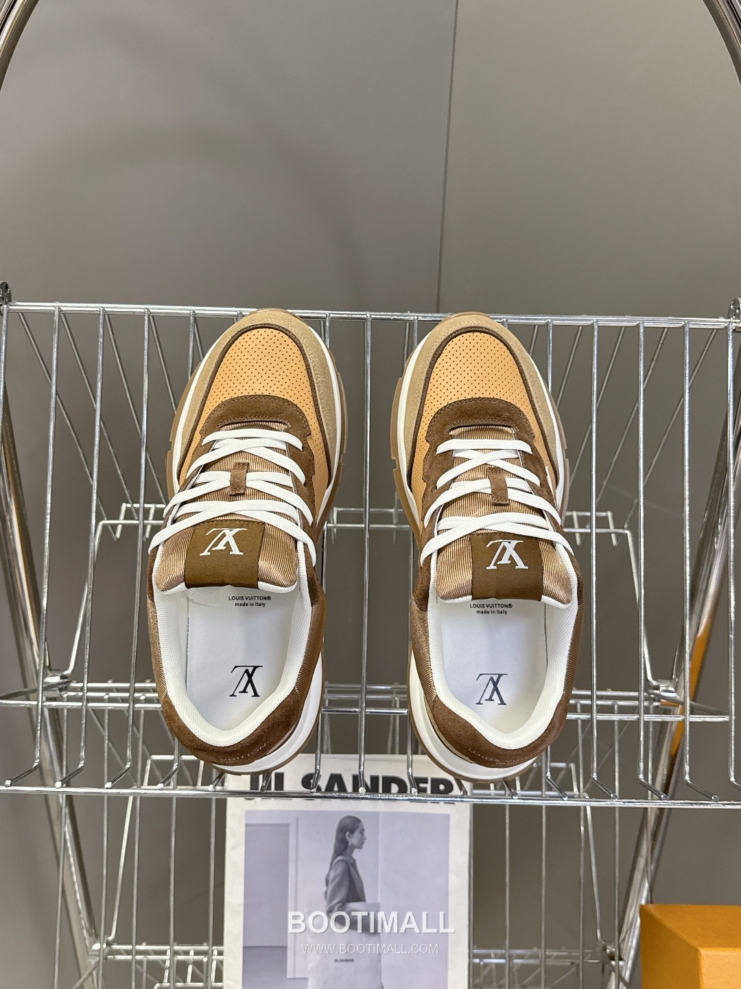 Louis Vuitton Retro Platform Sneaker Calfskin Mesh Sneakers 루이비통 레트로 플랫폼 스니커즈 송아지가죽 메쉬 6