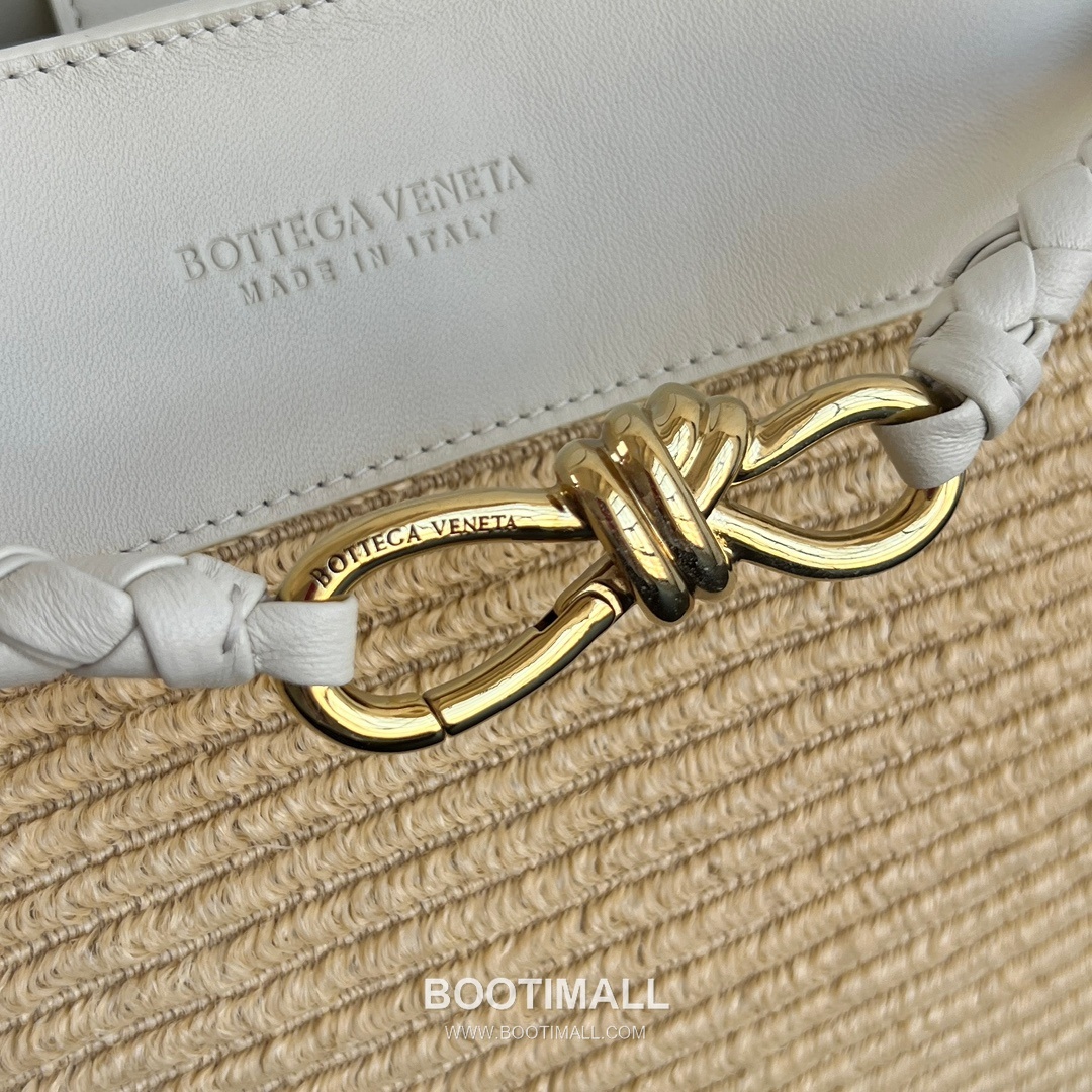 Bottega Veneta Andiamo Tote Nylon Raffia, Lambskin Natural Tote Bag 보테가 베네타 안디아모 토트 나일론 라피아, 램스킨(양가죽) 내추럴 토트백 32×24×12cm 10