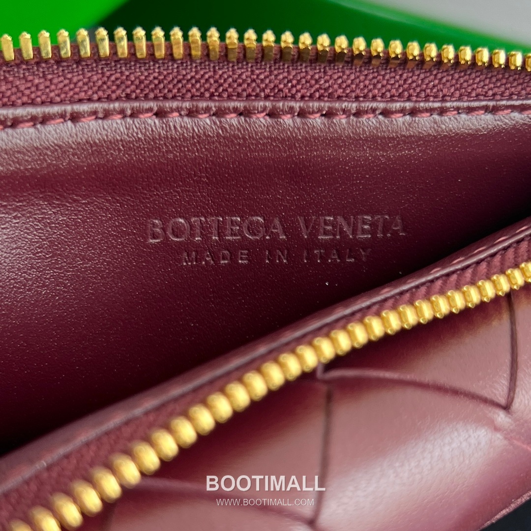 Bottega Veneta Amdiamo Zip Card Case Intrecciato Calfskin Fireworks Card Holder 보테가 베네타 암디아모 지퍼 카드 케이스 인트레치아토 카프스킨 파이어웍스 카드지갑 14cm 9