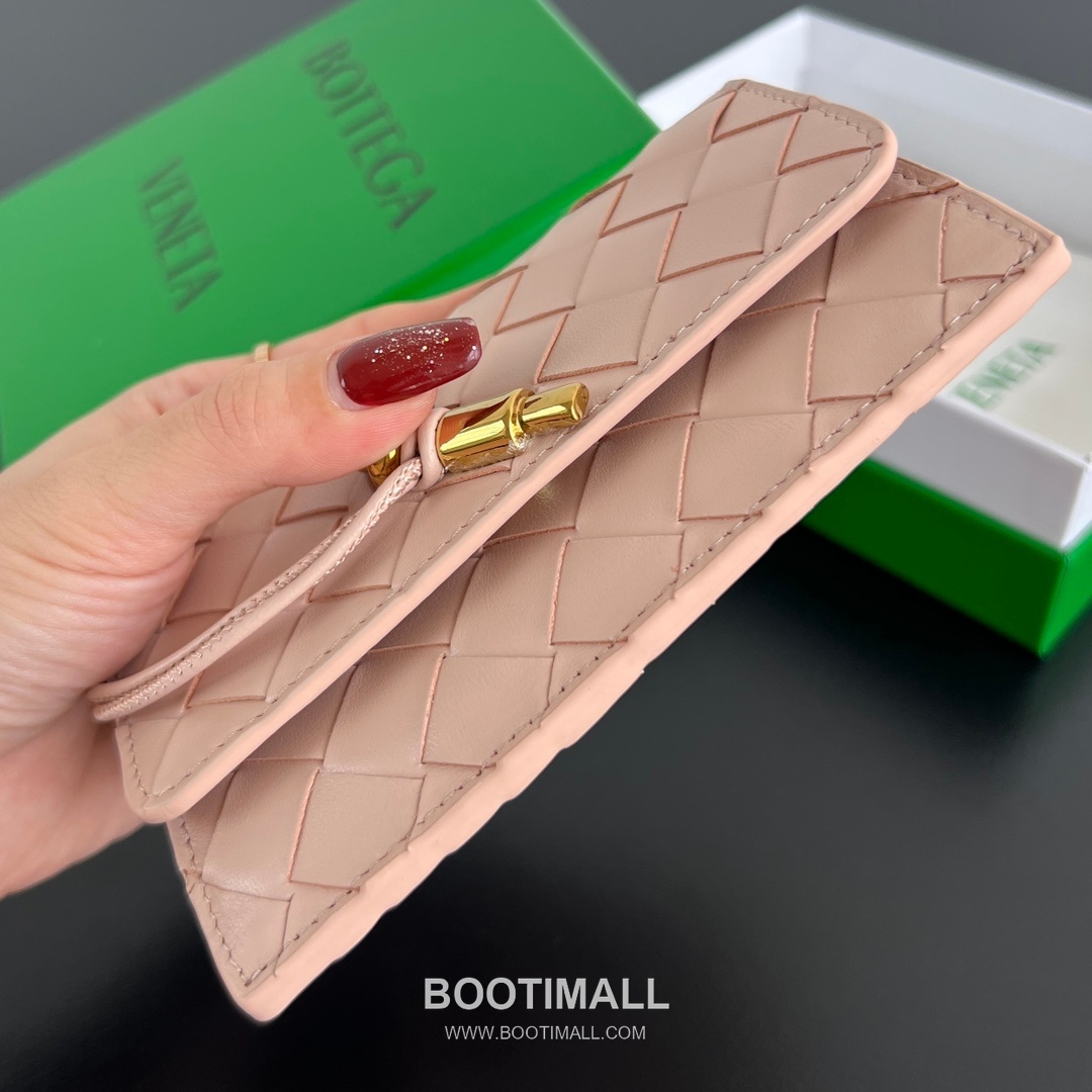 Bottega Veneta Amdiamo Zip Card Case Intrecciato Calfskin Fireworks Card Holder 보테가 베네타 암디아모 지퍼 카드 케이스 인트레치아토 카프스킨 파이어웍스 카드지갑 14cm 4