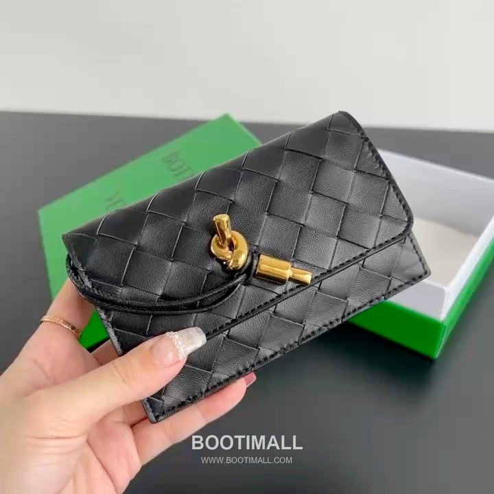 Bottega Veneta Amdiamo Zip Card Case Intrecciato Calfskin Fireworks Card Holder 보테가 베네타 암디아모 지퍼 카드 케이스 인트레치아토 카프스킨 파이어웍스 카드지갑 14cm 1