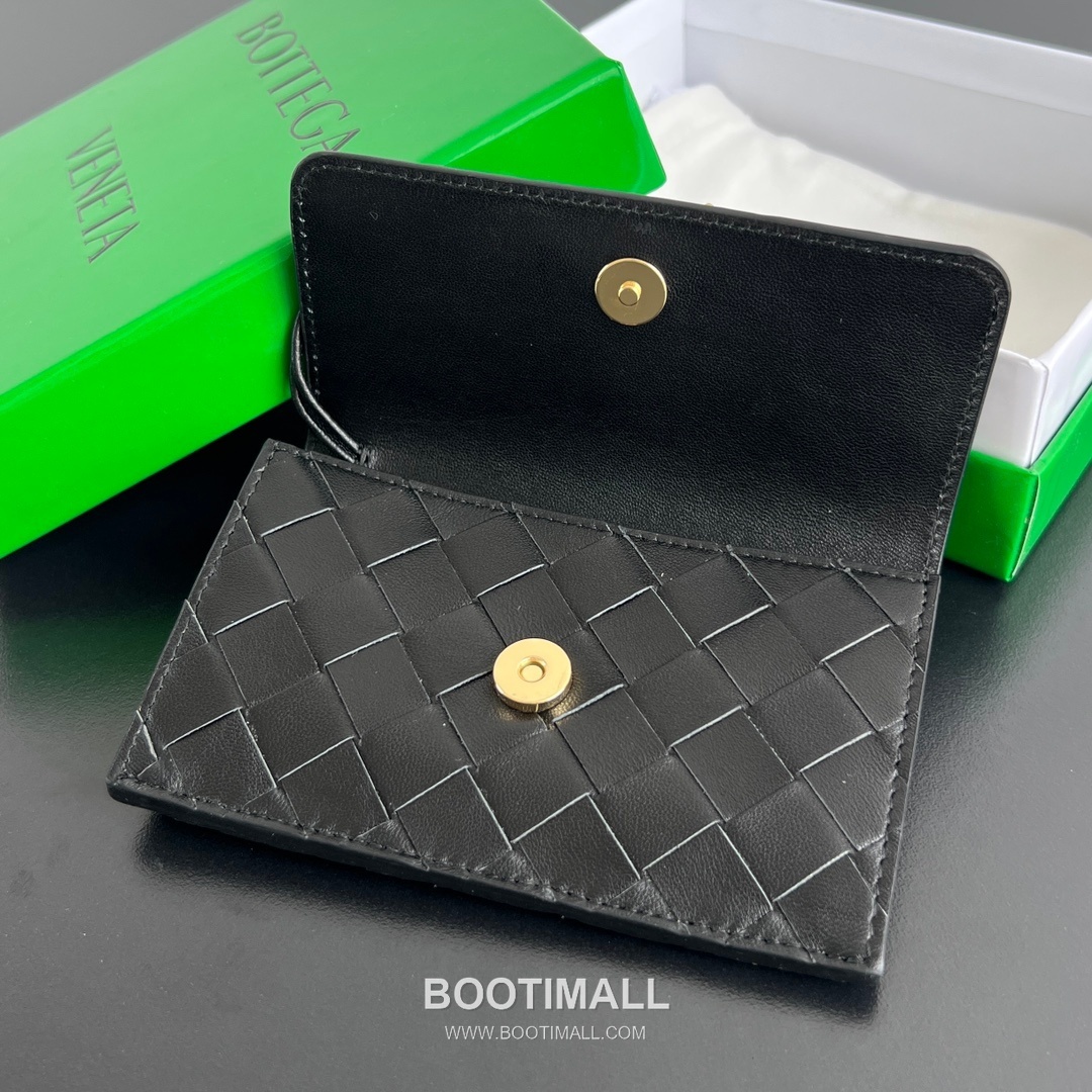 Bottega Veneta Amdiamo Zip Card Case Intrecciato Calfskin Fireworks Card Holder 보테가 베네타 암디아모 지퍼 카드 케이스 인트레치아토 카프스킨 파이어웍스 카드지갑 14cm 7