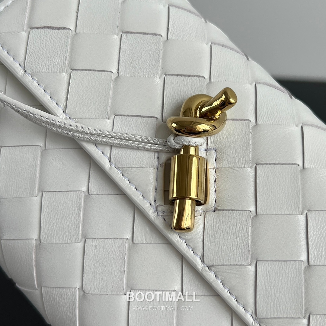 Bottega Veneta Andiamo Flap Wallet Intrecciato Gold Long Wallet 보테가 베네타 안디아모 플랩 장지갑 인트레치아토 레더 골드 19cm 6