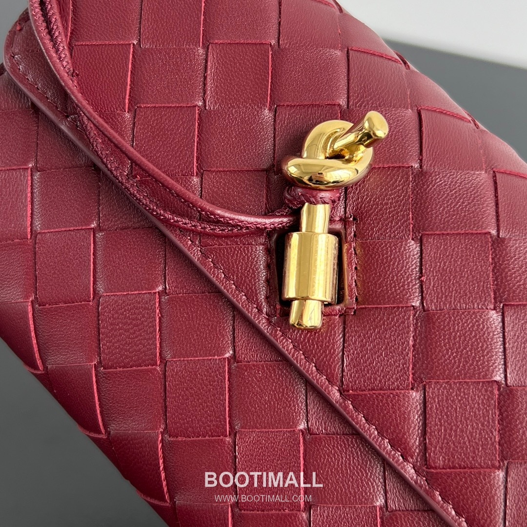 Bottega Veneta Andiamo Flap Wallet Intrecciato Leather Gold Long Wallet 보테가 베네타 안디아모 플랩 장지갑 인트레치아토 레더 골드 19cm 9