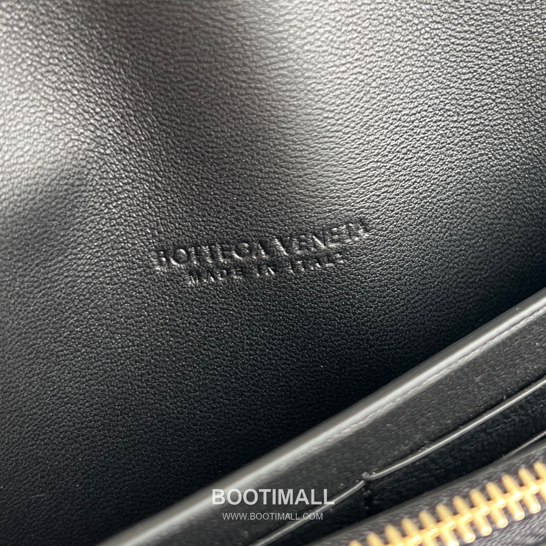 Bottega Veneta Andiamo Flap Wallet Intrecciato Leather Gold Long Wallet 보테가 베네타 안디아모 플랩 장지갑 인트레치아토 레더 골드 19cm 11