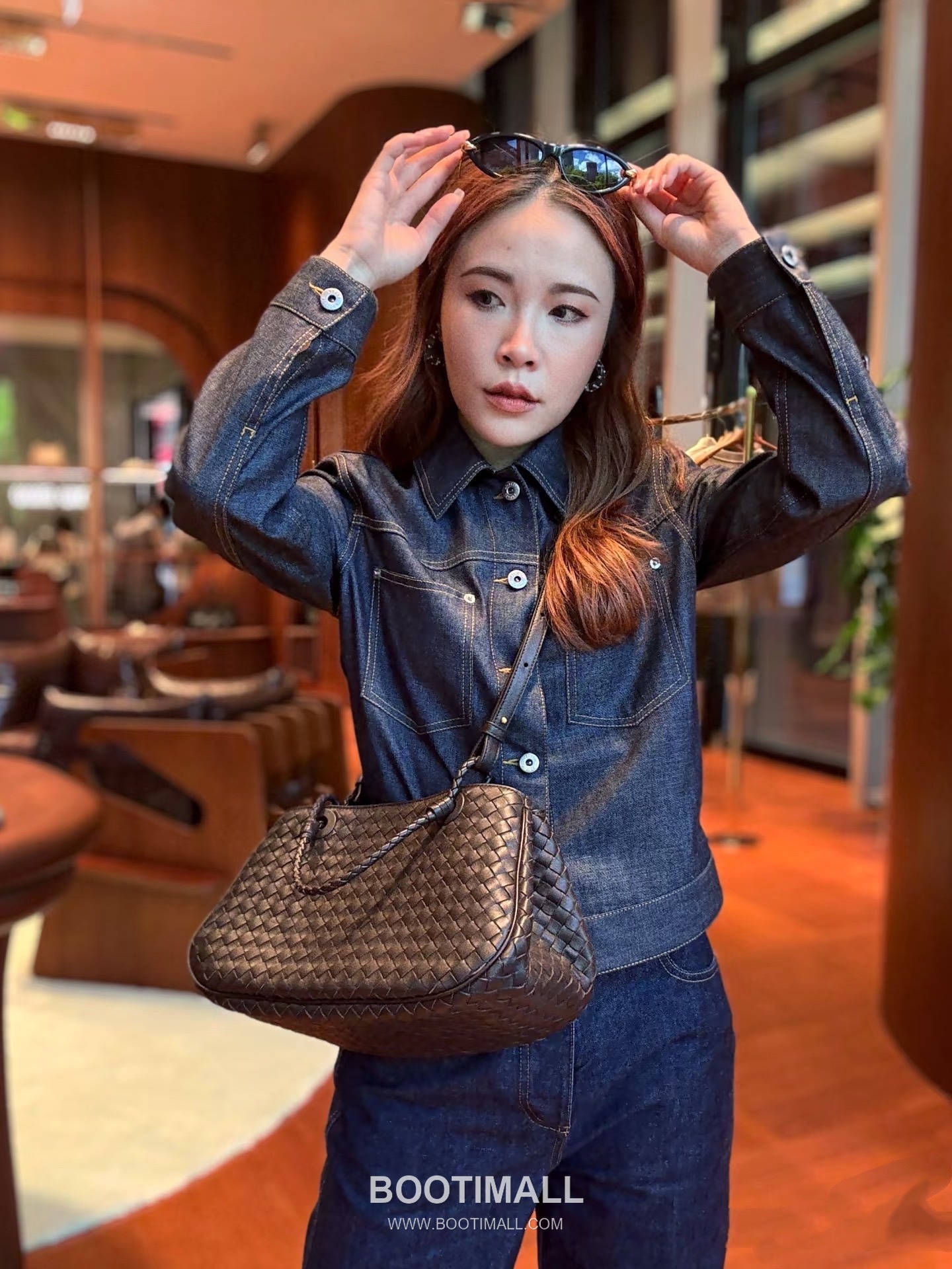 Bottega Veneta Basket Handbag Nappa Lambskin Top Handle Bag 보테가 베네타 바스켓 핸드백 나파 램스킨 탑핸들백 31cm 9