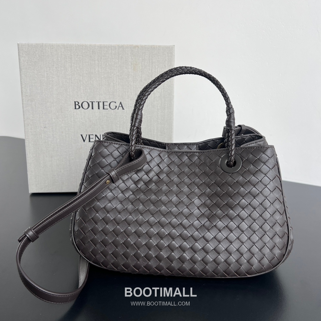 Bottega Veneta Basket Handbag Nappa Lambskin Top Handle Bag 보테가 베네타 바스켓 핸드백 나파 램스킨 탑핸들백 31cm 11