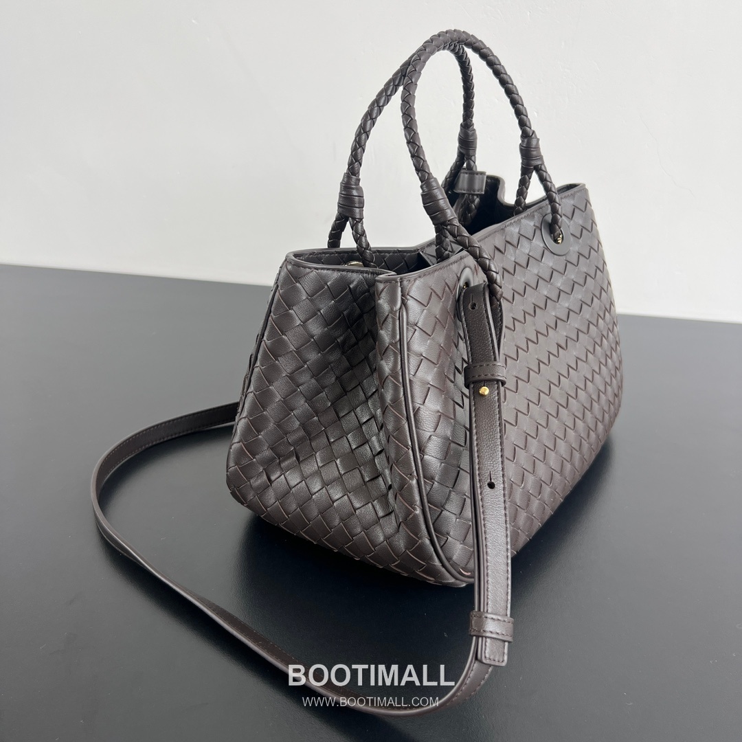Bottega Veneta Basket Handbag Nappa Lambskin Top Handle Bag 보테가 베네타 바스켓 핸드백 나파 램스킨 탑핸들백 31cm 13