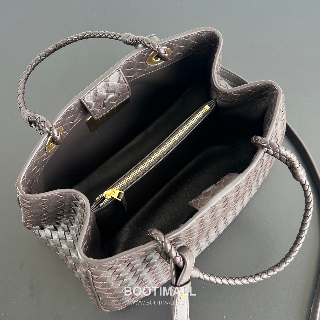 Bottega Veneta Basket Handbag Nappa Lambskin Top Handle Bag 보테가 베네타 바스켓 핸드백 나파 램스킨 탑핸들백 31cm 16