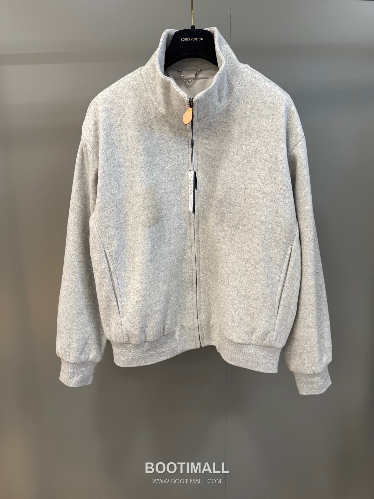 Louis Vuitton Stand Collar Zip Jacket Cotton Black 루이비통 스탠드칼라 집업 자켓 코튼 블랙 6