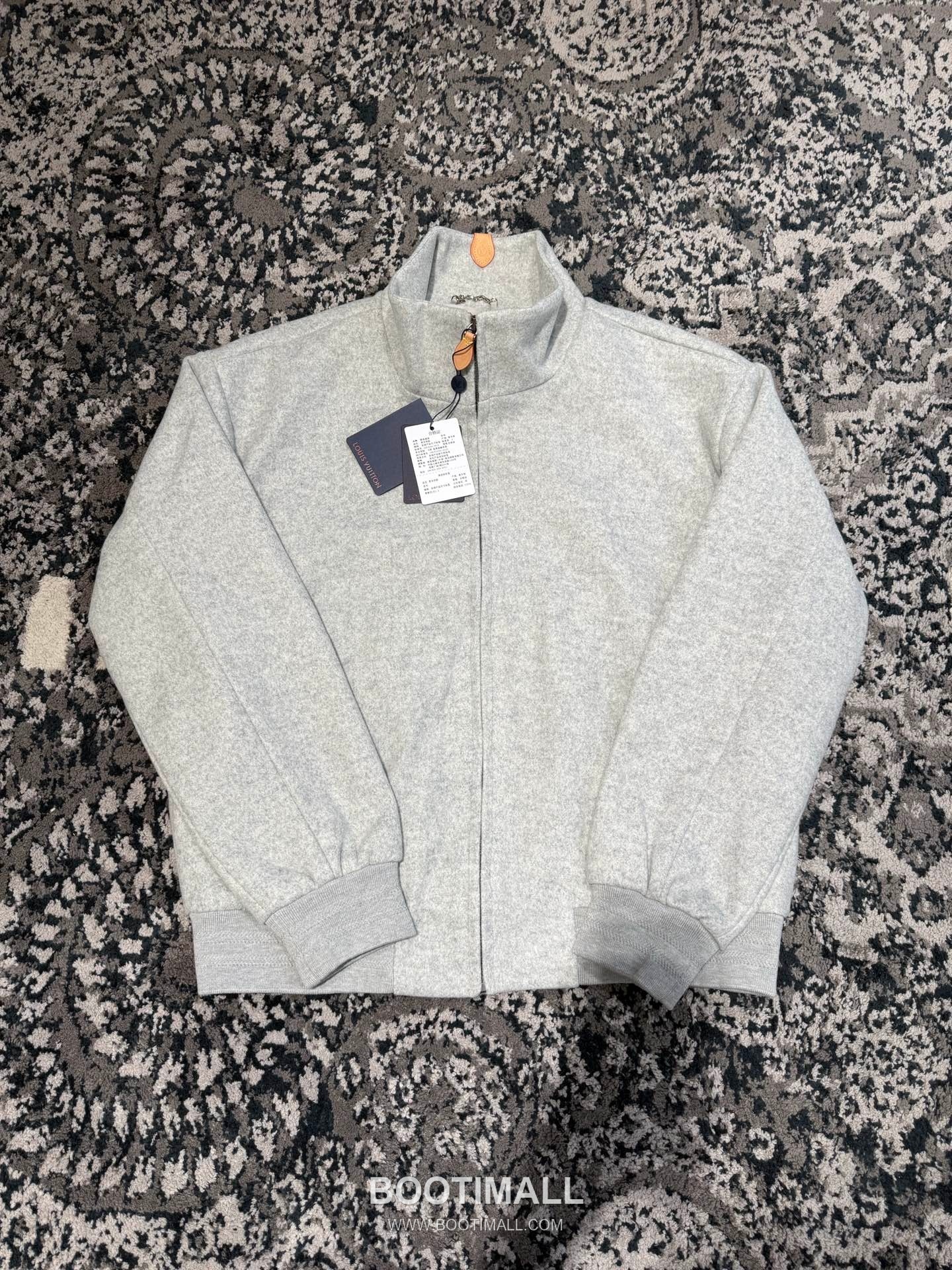 Louis Vuitton Stand Collar Zip Jacket Cotton Black 루이비통 스탠드칼라 집업 자켓 코튼 블랙 8