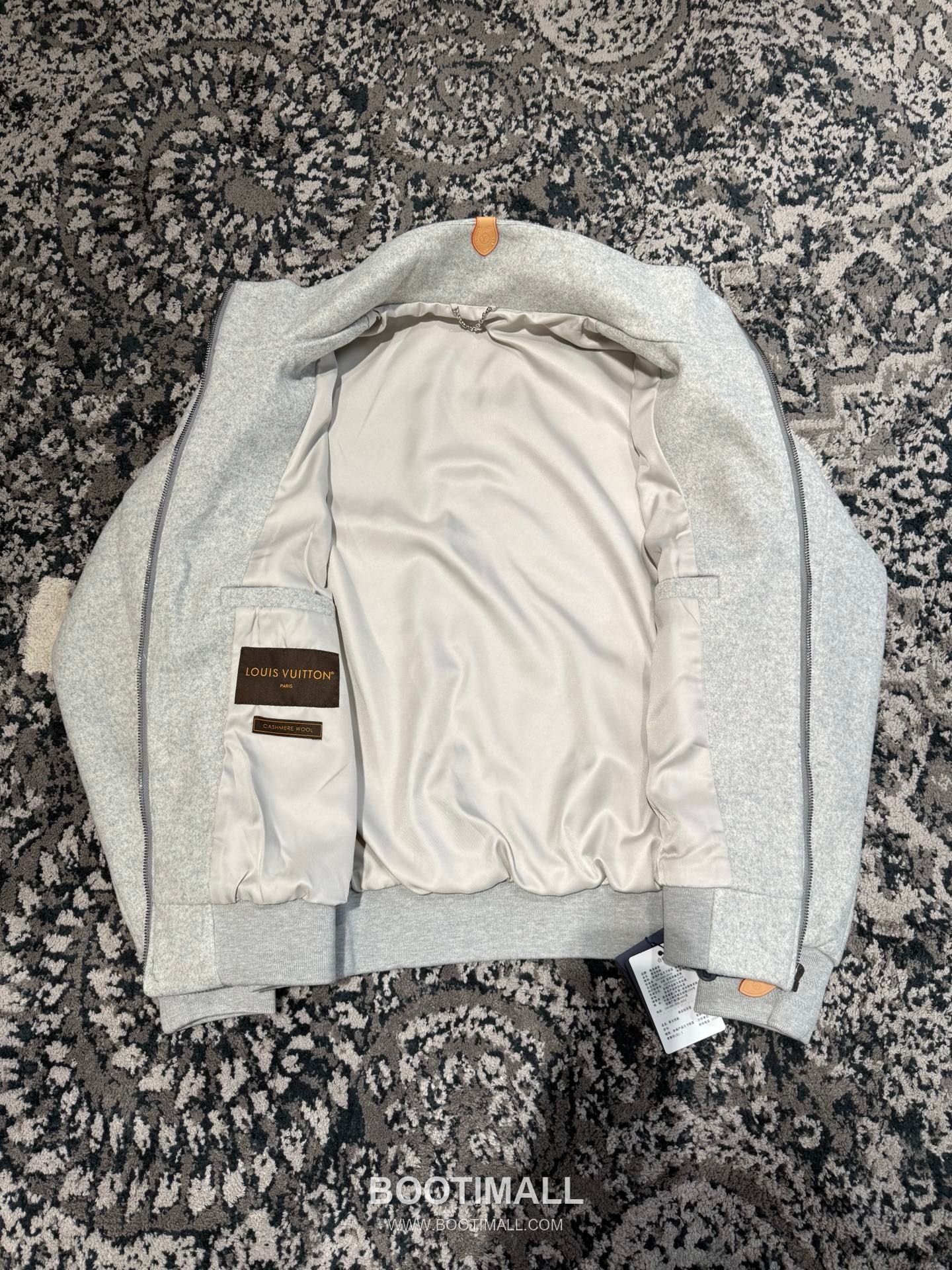 Louis Vuitton Stand Collar Zip Jacket Cotton Black 루이비통 스탠드칼라 집업 자켓 코튼 블랙 10