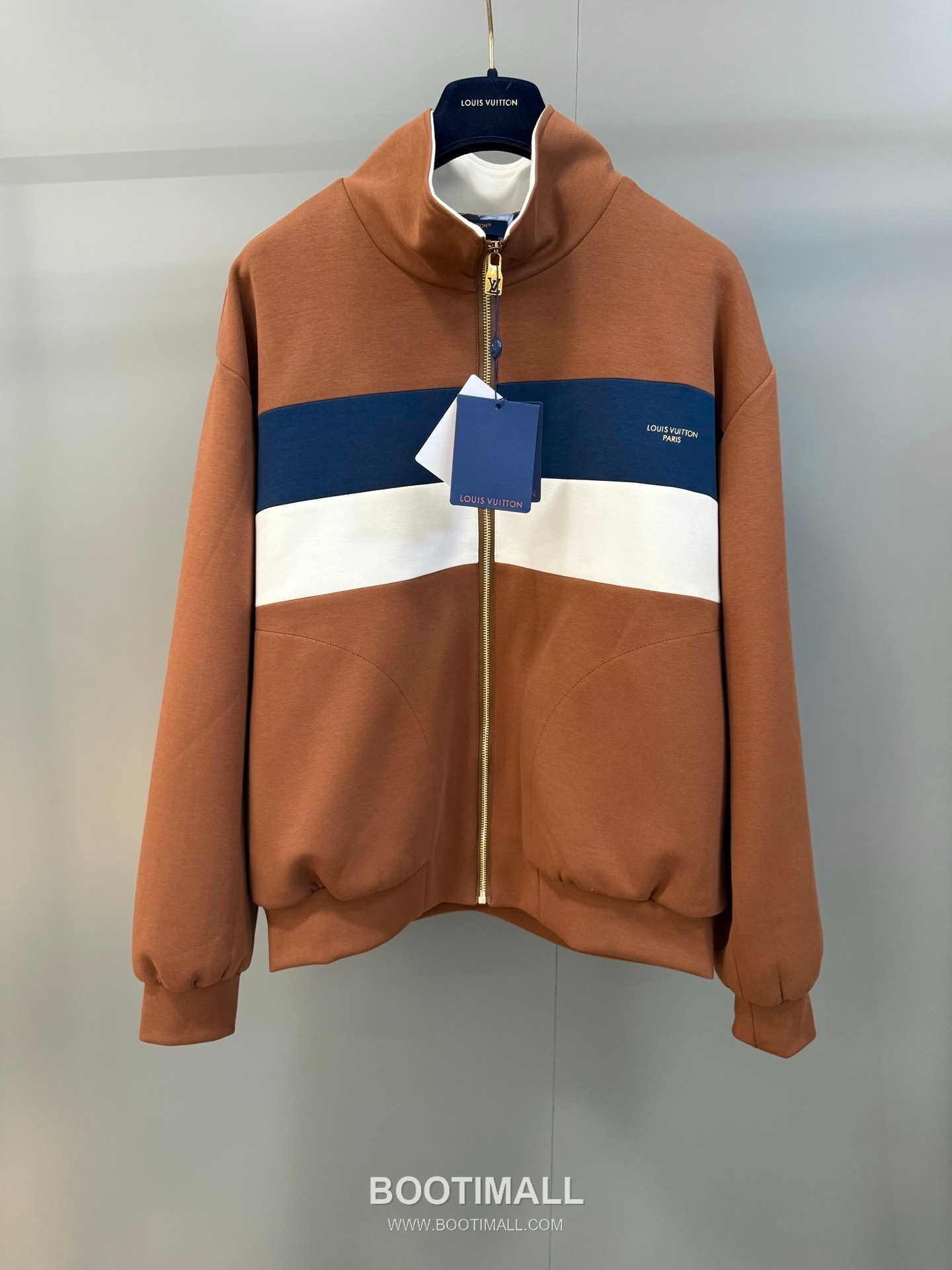 Louis Vuitton Colorblock Zip Jacket Light Khaki 루이비통 컬러블록 집업 자켓 라이트 카키 3