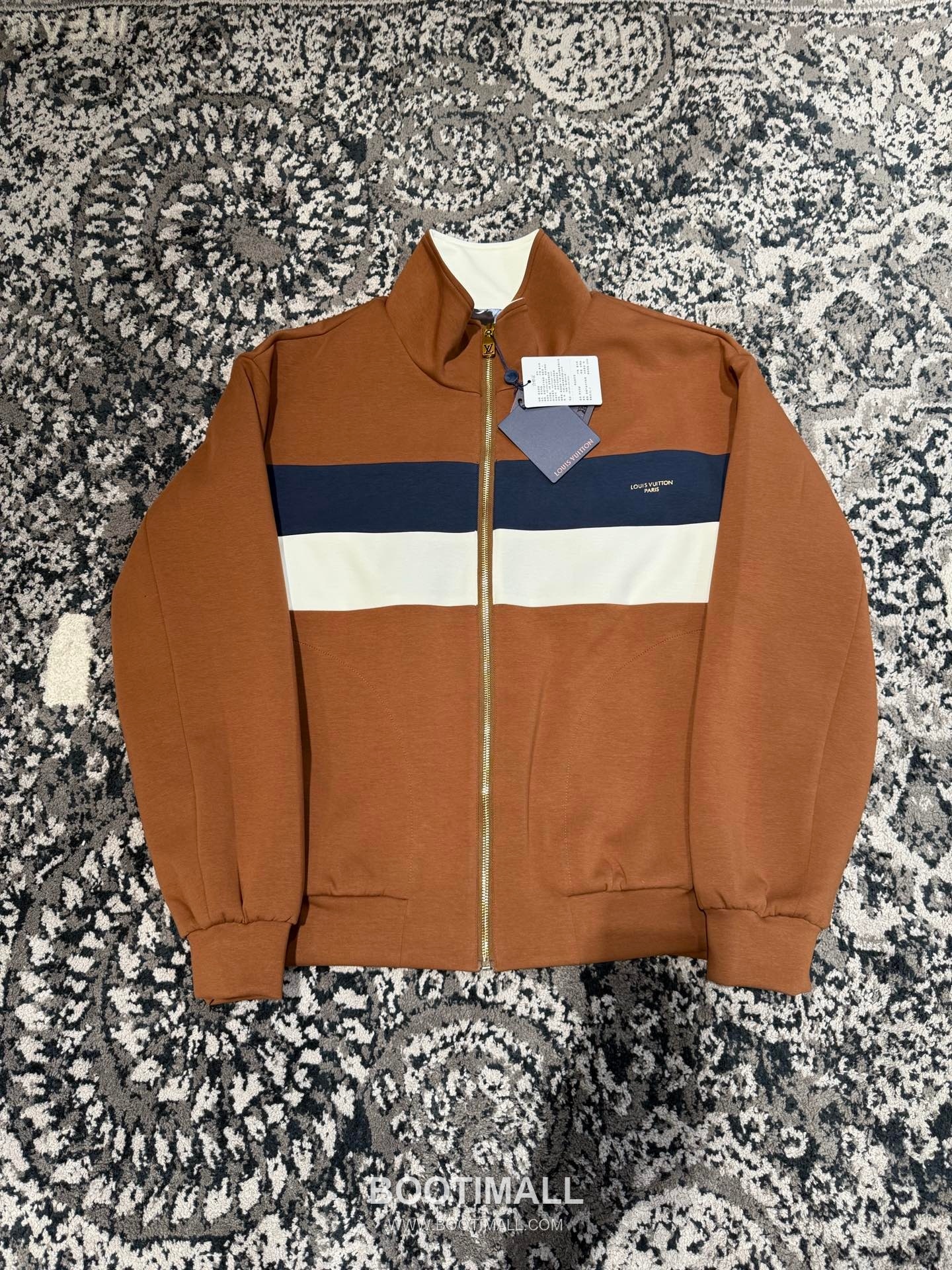 Louis Vuitton Colorblock Zip Jacket Light Khaki 루이비통 컬러블록 집업 자켓 라이트 카키 5