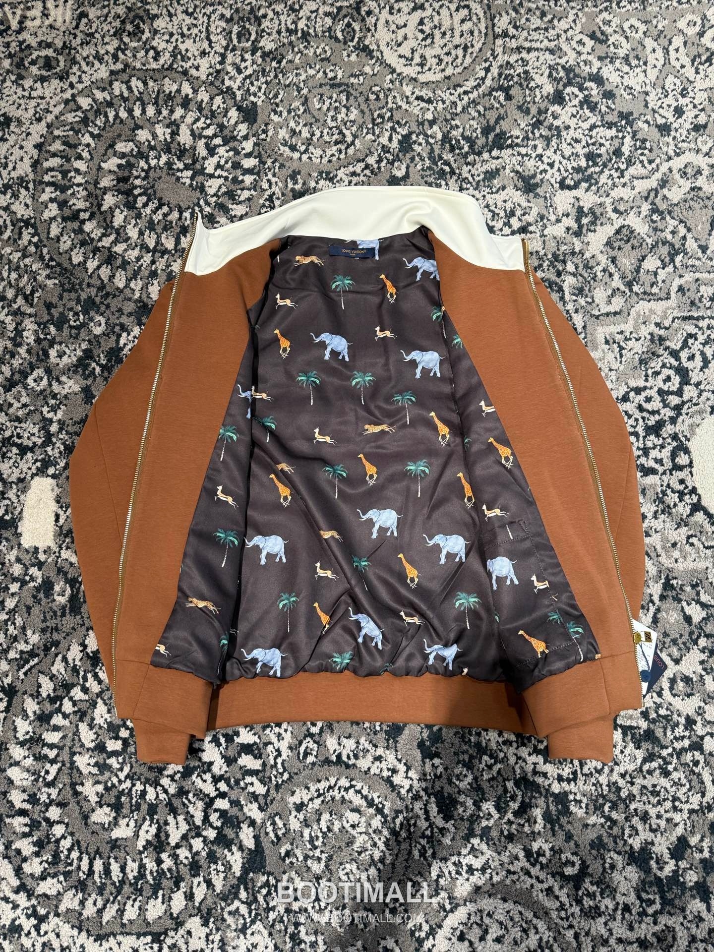 Louis Vuitton Colorblock Zip Jacket Light Khaki 루이비통 컬러블록 집업 자켓 라이트 카키 6