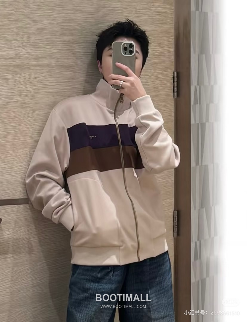 Louis Vuitton Colorblock Zip Jacket Light Khaki 루이비통 컬러블록 집업 자켓 라이트 카키 5