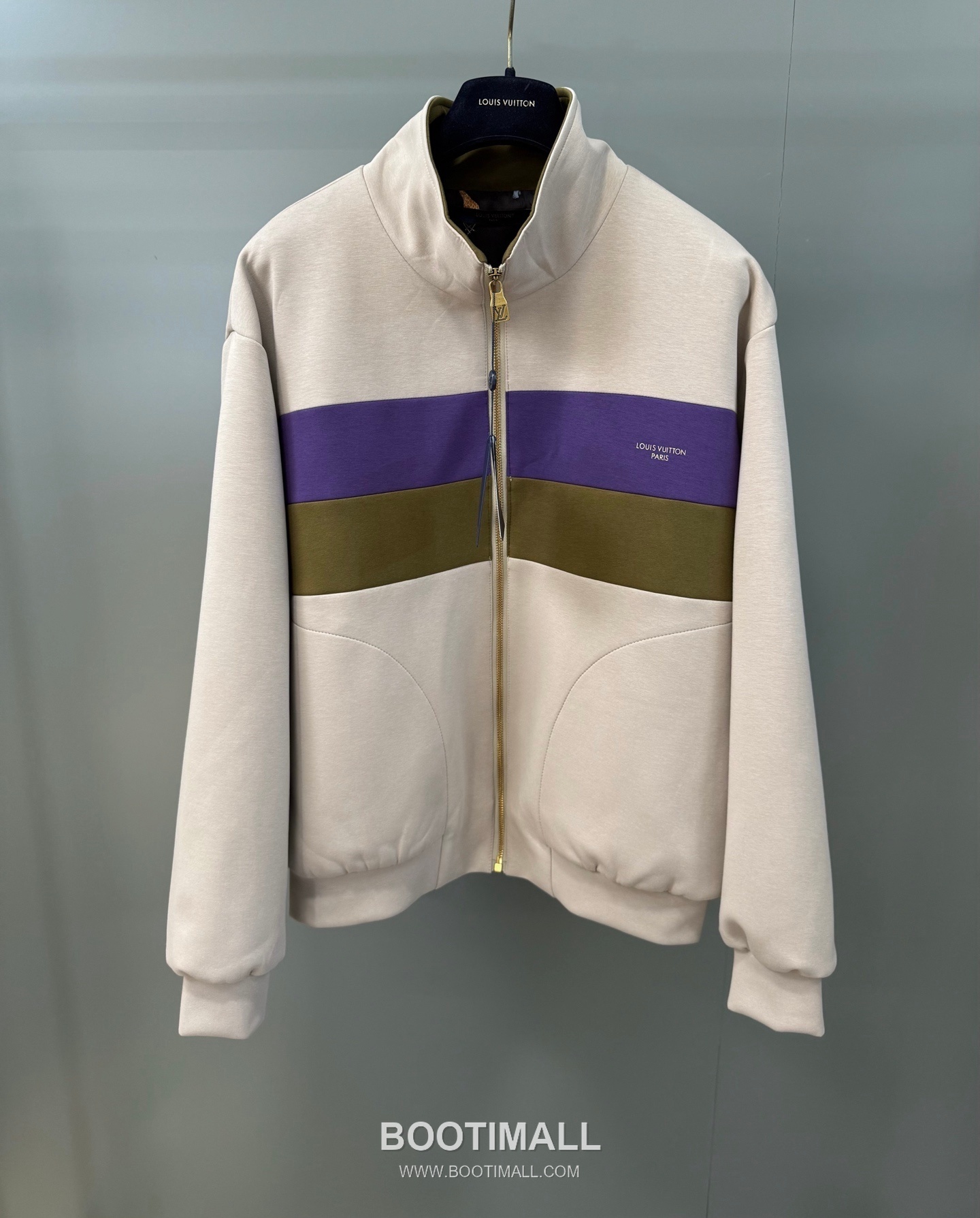 Louis Vuitton Colorblock Zip Jacket Light Khaki 루이비통 컬러블록 집업 자켓 라이트 카키 10
