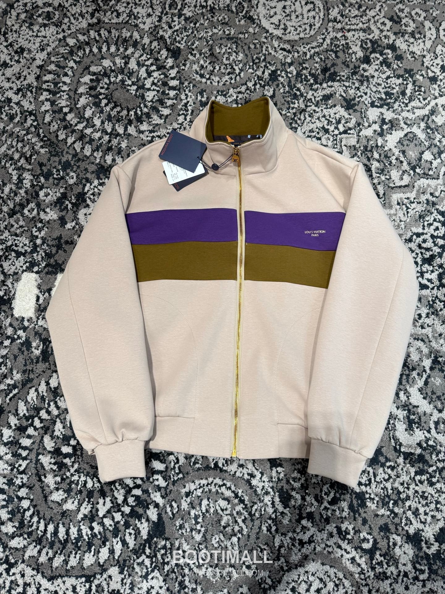 Louis Vuitton Colorblock Zip Jacket Light Khaki 루이비통 컬러블록 집업 자켓 라이트 카키 12