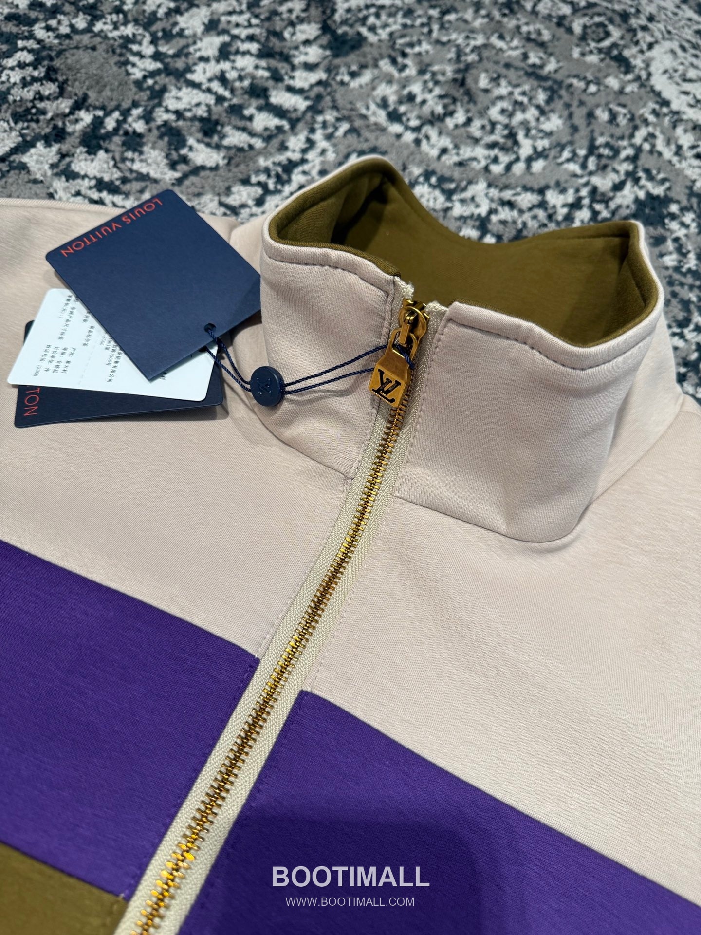 Louis Vuitton Colorblock Zip Jacket Light Khaki 루이비통 컬러블록 집업 자켓 라이트 카키 17
