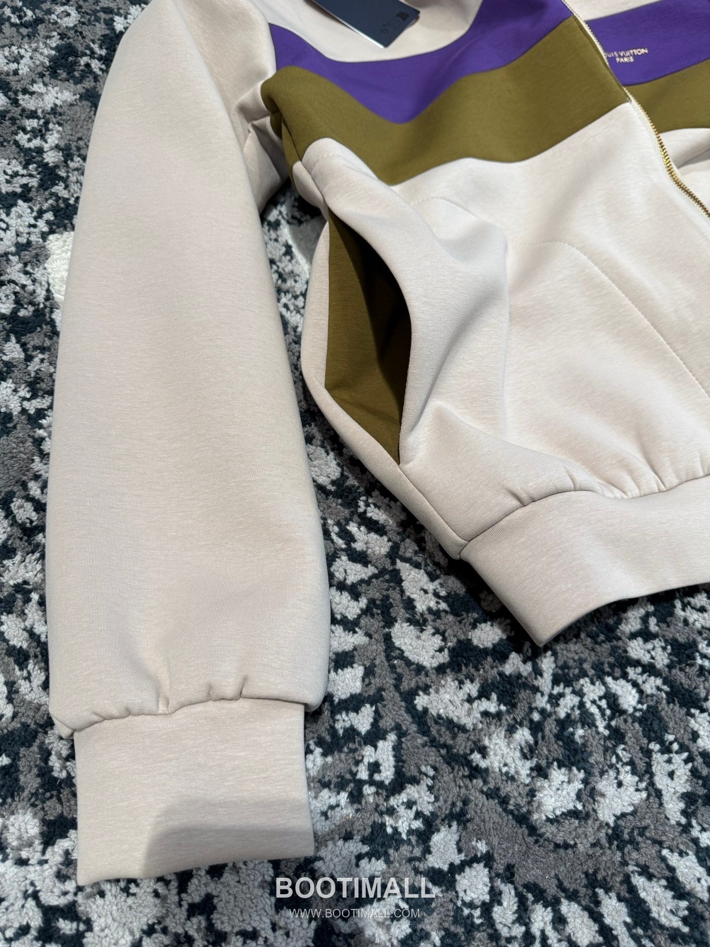 Louis Vuitton Colorblock Zip Jacket Light Khaki 루이비통 컬러블록 집업 자켓 라이트 카키 20