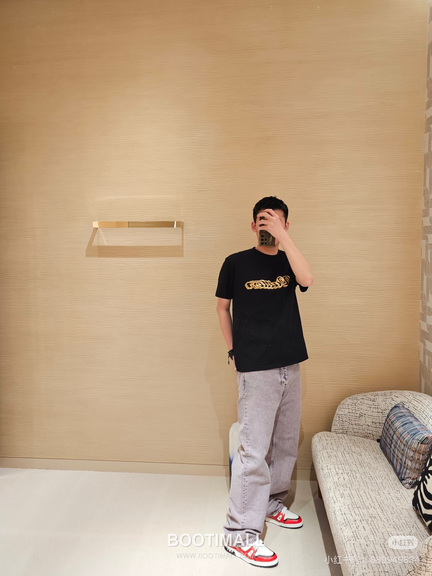 Amiri Denim Workwear Jacket Cotton Bleached Denim 블랙 스터드 데님 워크웨어 자켓 코튼 브리치드 데님 8