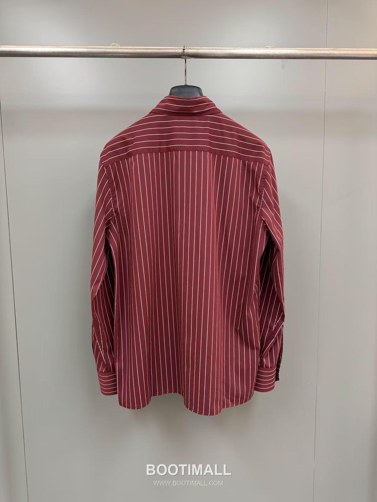 Amiri Striped Button Shirt Viscose Fiber 100% Burgundy 블랙 스터드 스트라이프 버튼 셔츠 비스코스 100% 버건디 6
