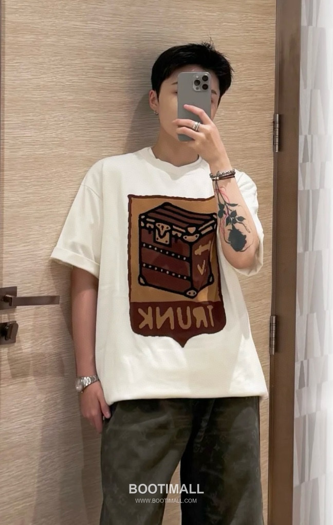 Louis Vuitton Printed Knit Tee T-shirt 루이비통 프린트 니트 티셔츠 6