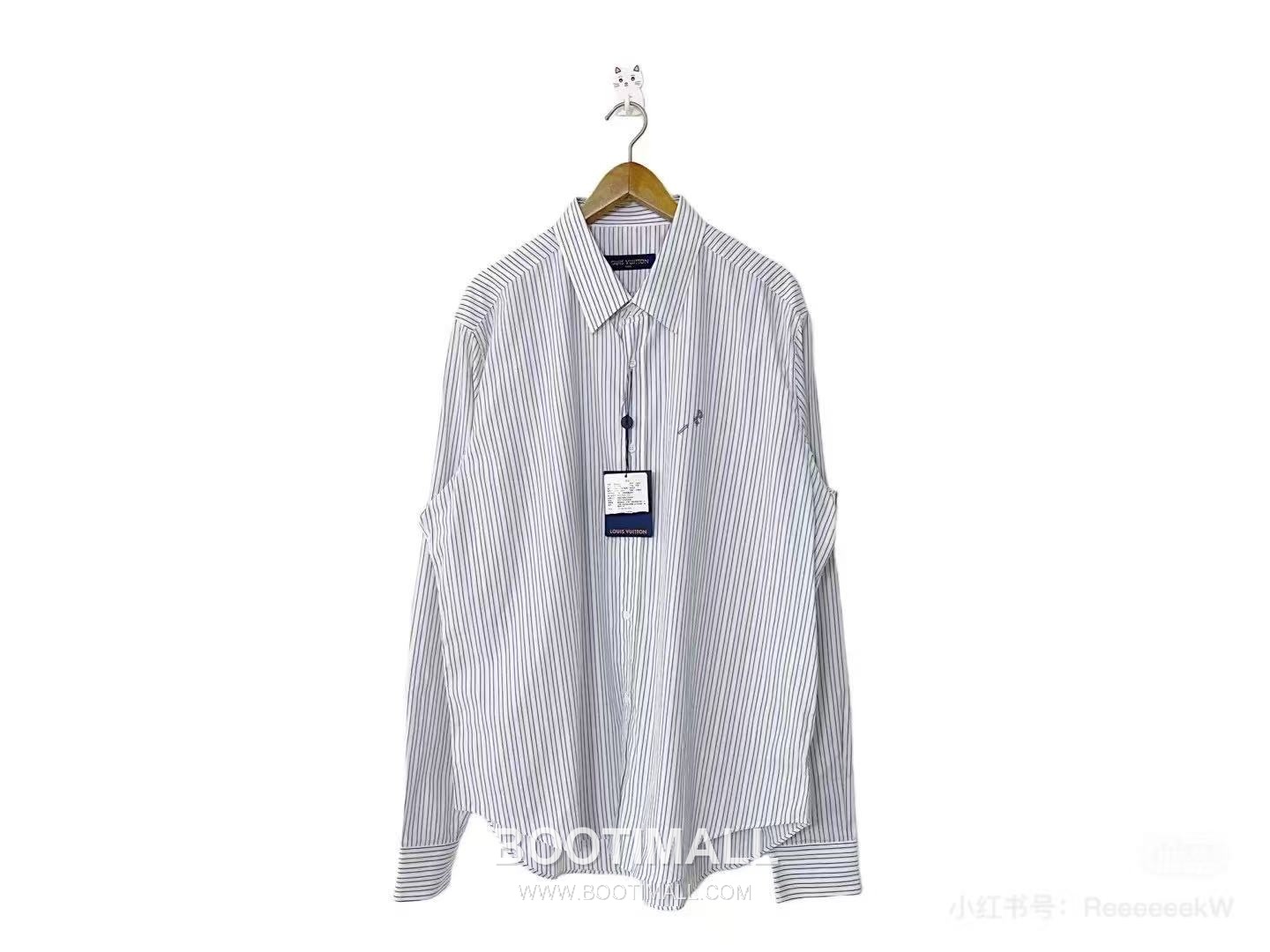 Louis Vuitton Striped Poplin Shirt Cotton Striped 루이비통 스트라이프 포플린 셔츠 코튼 스트라이프 1