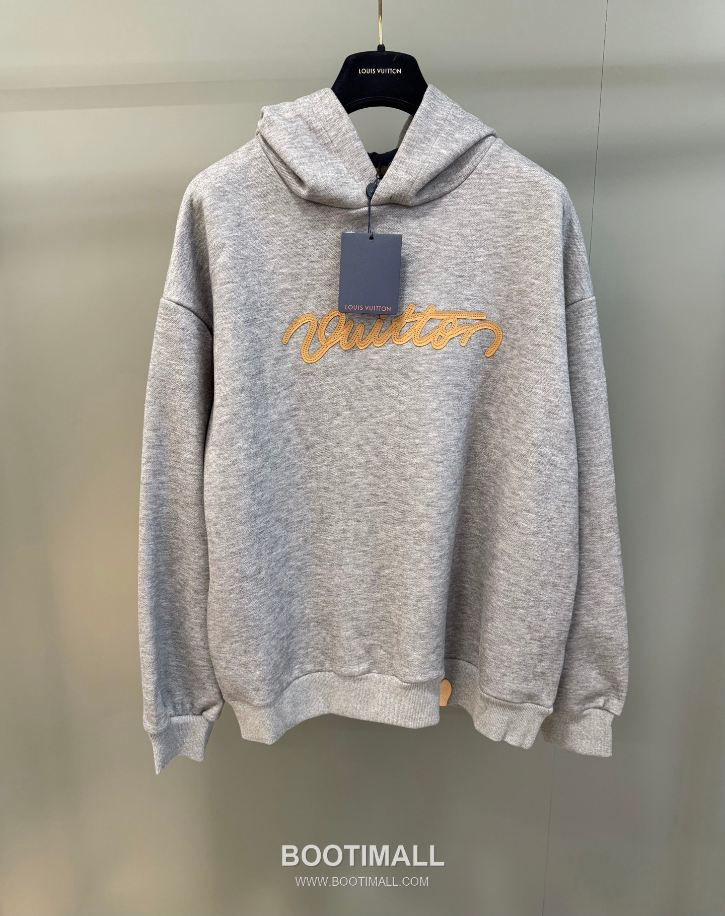 Louis Vuitton Beaded Logo Hoodie Black 루이비통 비즈 로고 후드 블랙 3