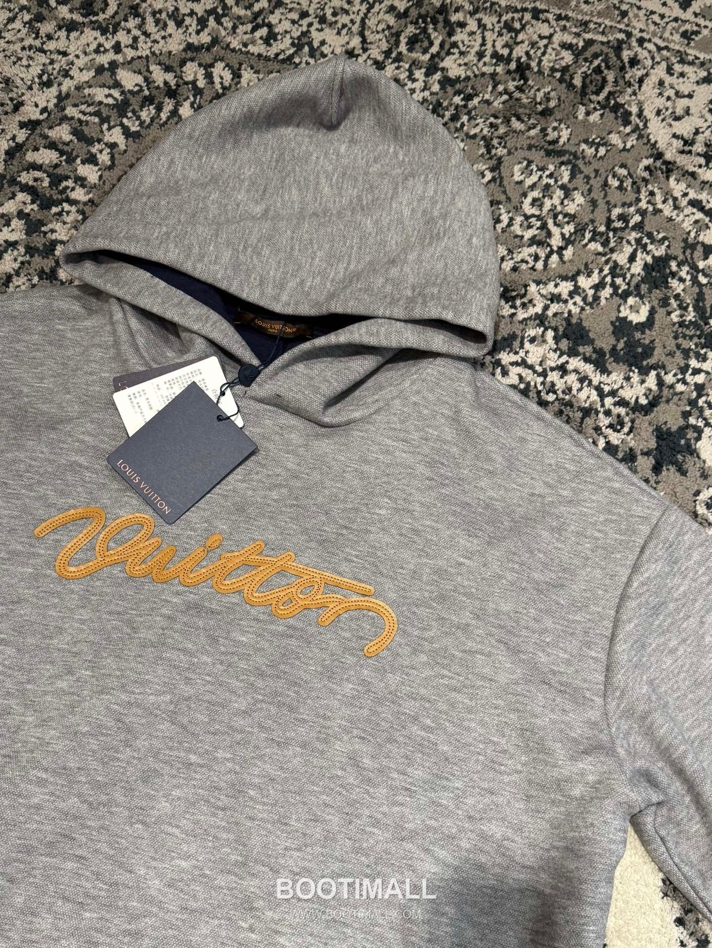 Louis Vuitton Beaded Logo Hoodie Black 루이비통 비즈 로고 후드 블랙 6