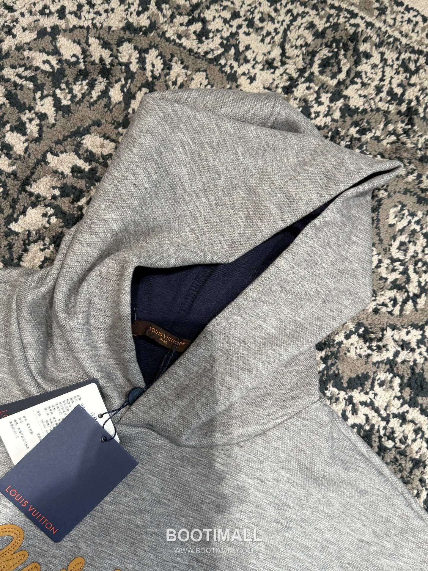 Louis Vuitton Beaded Logo Hoodie Black 루이비통 비즈 로고 후드 블랙 8