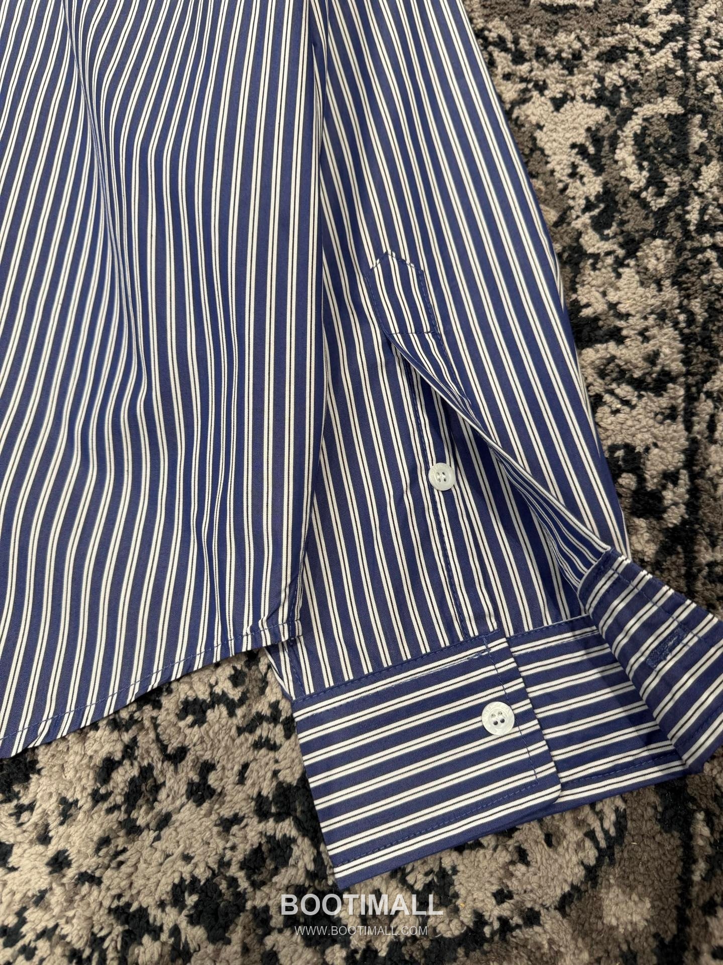 Balenciaga Blue Check Shirt Cotton Blue 발렌시아가 블루 체크 셔츠 코튼 블루 11