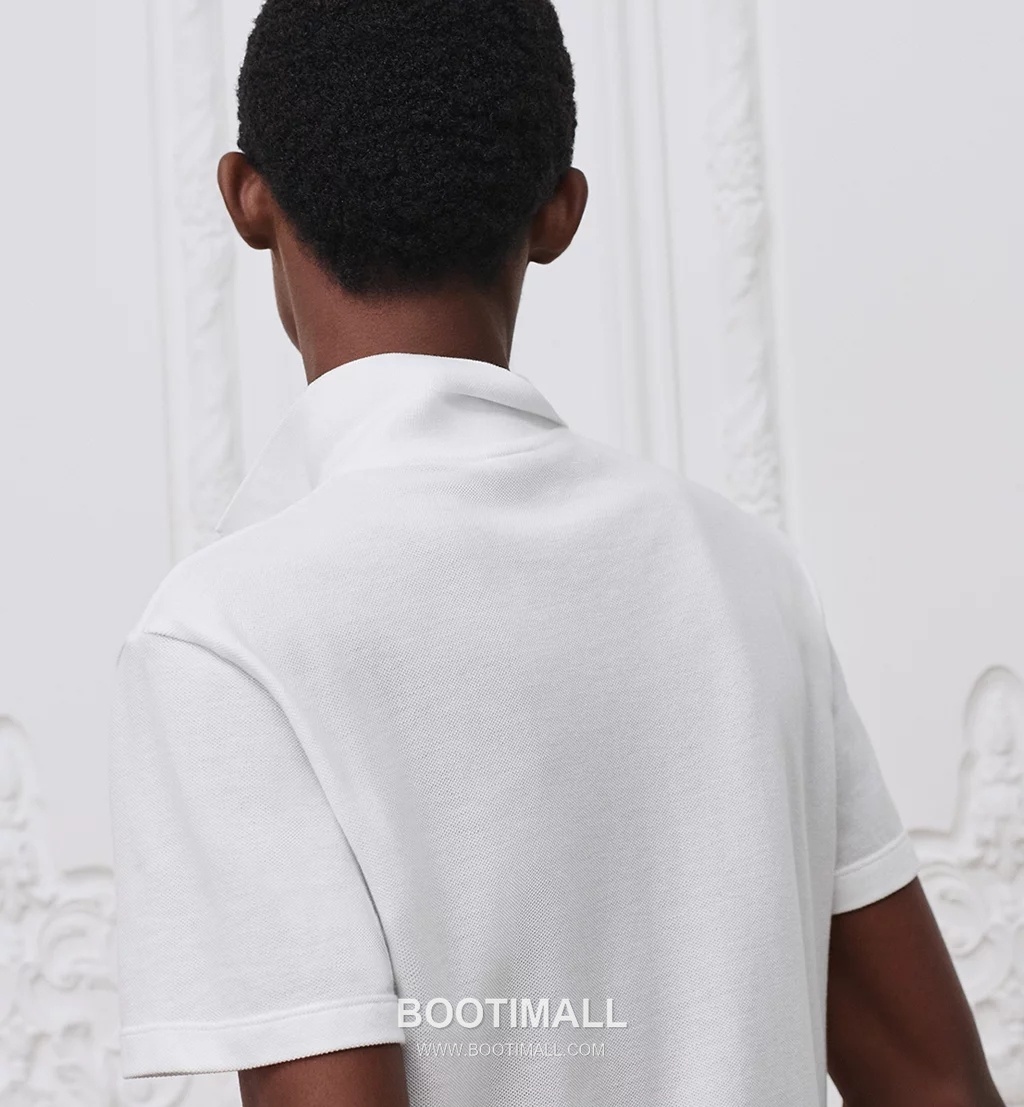 Dior Embroidered Polo Shirt Cotton Pique Grey 디올 자수 폴로 셔츠 코튼 피케 그레이 4