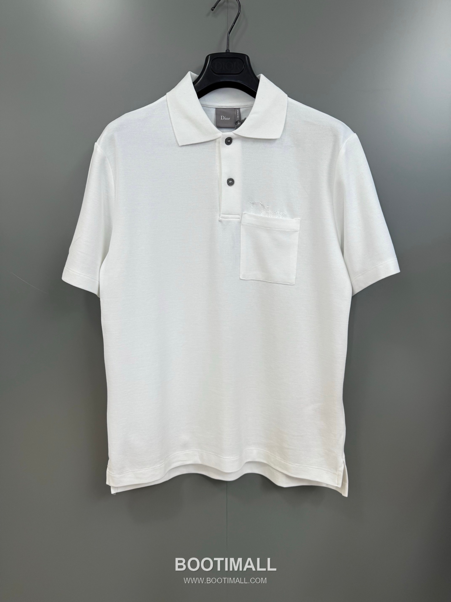 Dior Embroidered Polo Shirt Cotton Pique Grey 디올 자수 폴로 셔츠 코튼 피케 그레이 8