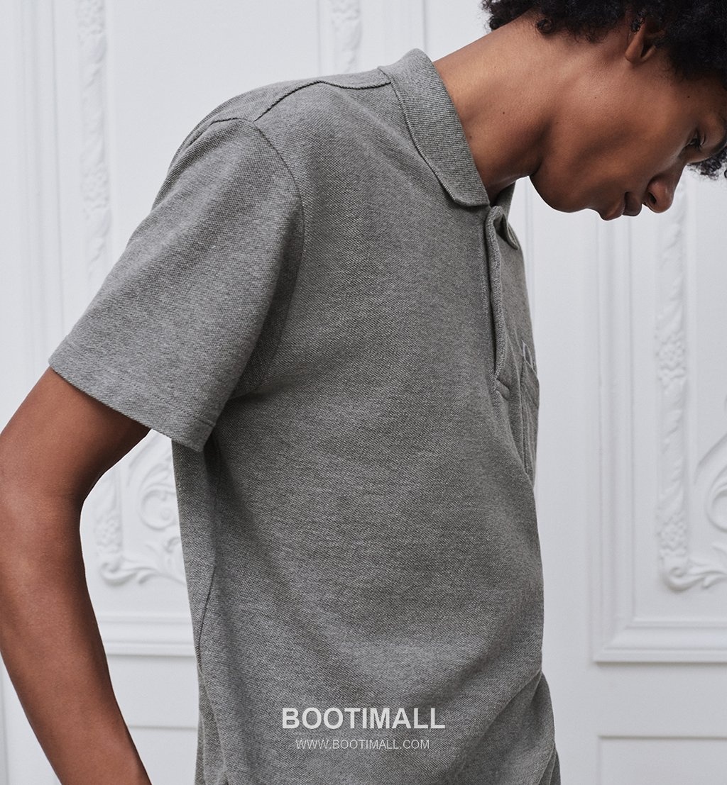 Dior Embroidered Polo Shirt Cotton Pique Grey 디올 자수 폴로 셔츠 코튼 피케 그레이 2