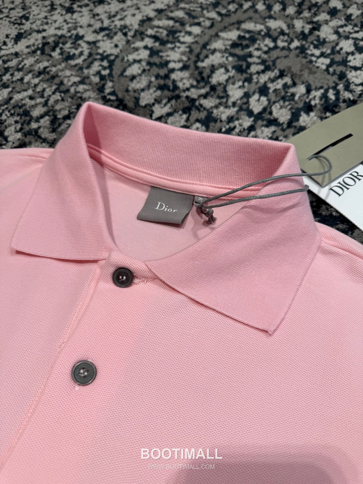 Dior Embroidered Polo Shirt Cotton Pique Grey 디올 자수 폴로 셔츠 코튼 피케 그레이 9