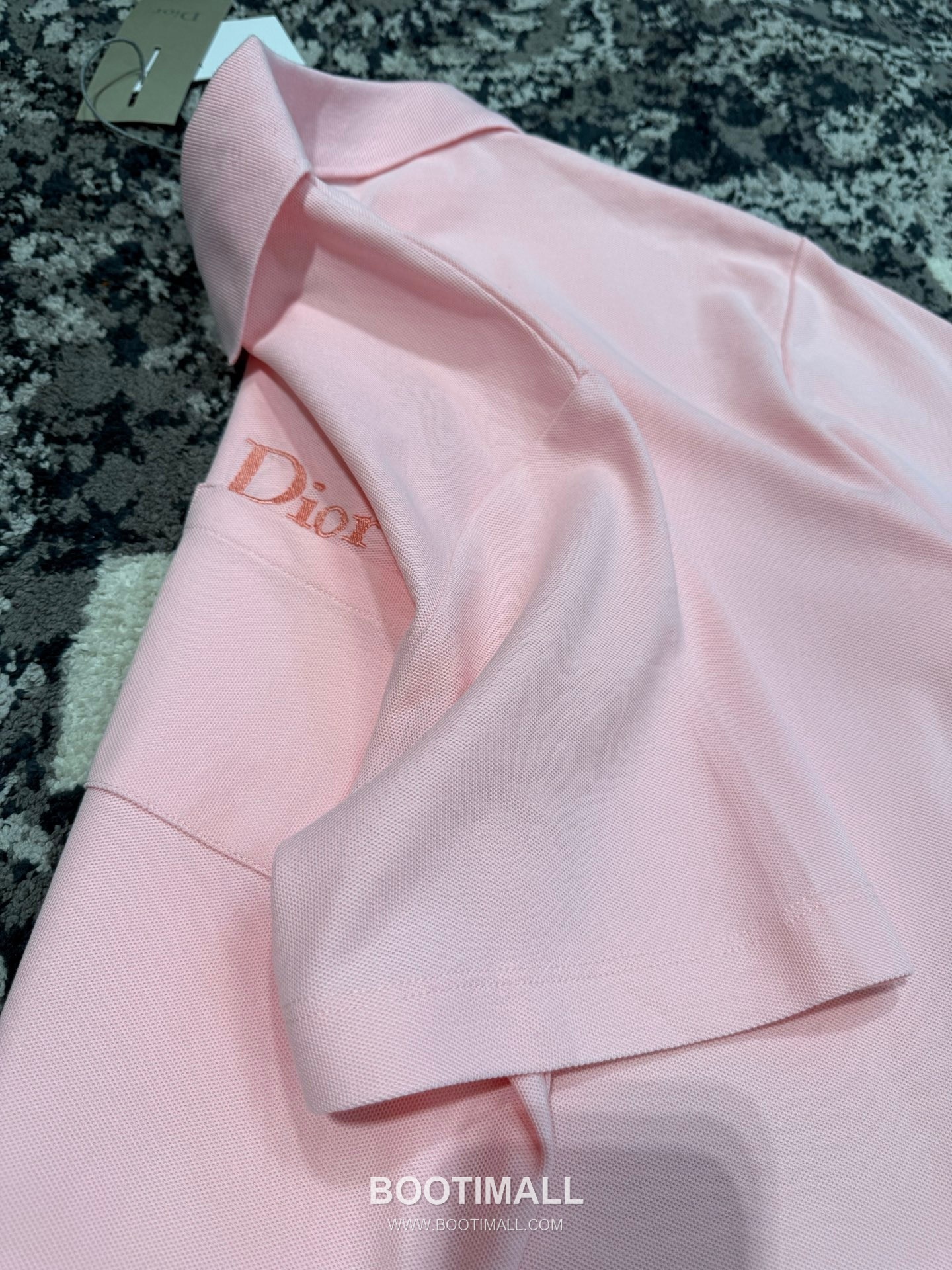 Dior Embroidered Polo Shirt Cotton Pique Grey 디올 자수 폴로 셔츠 코튼 피케 그레이 10