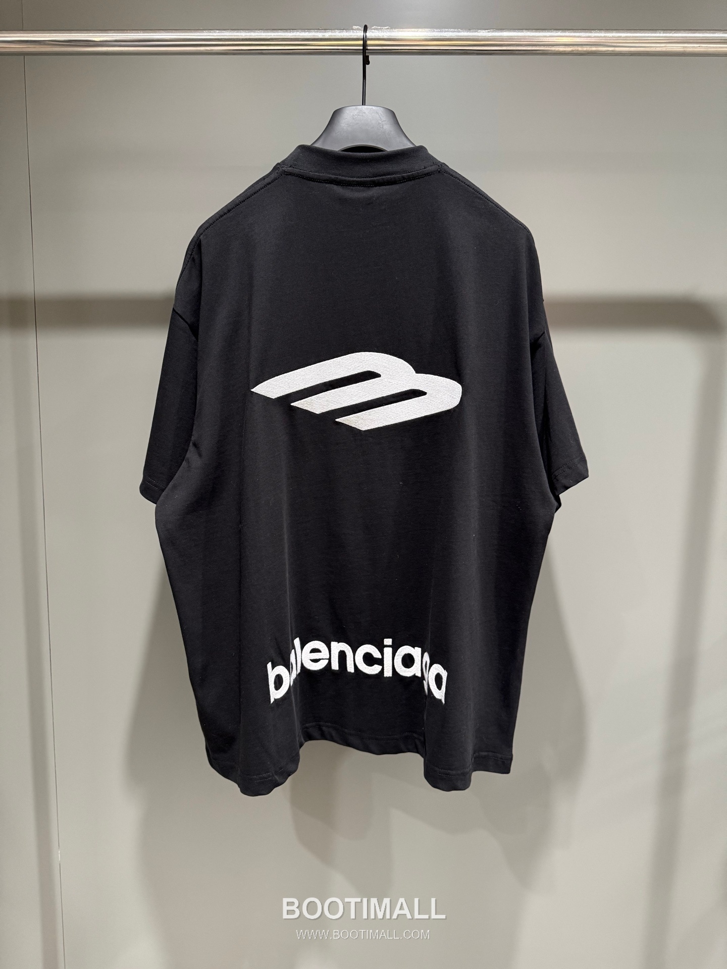 Balenciaga 3M Embroidered T-Shirt Cotton Black 발렌시아가 3M 자수 티셔츠 코튼 블랙 6
