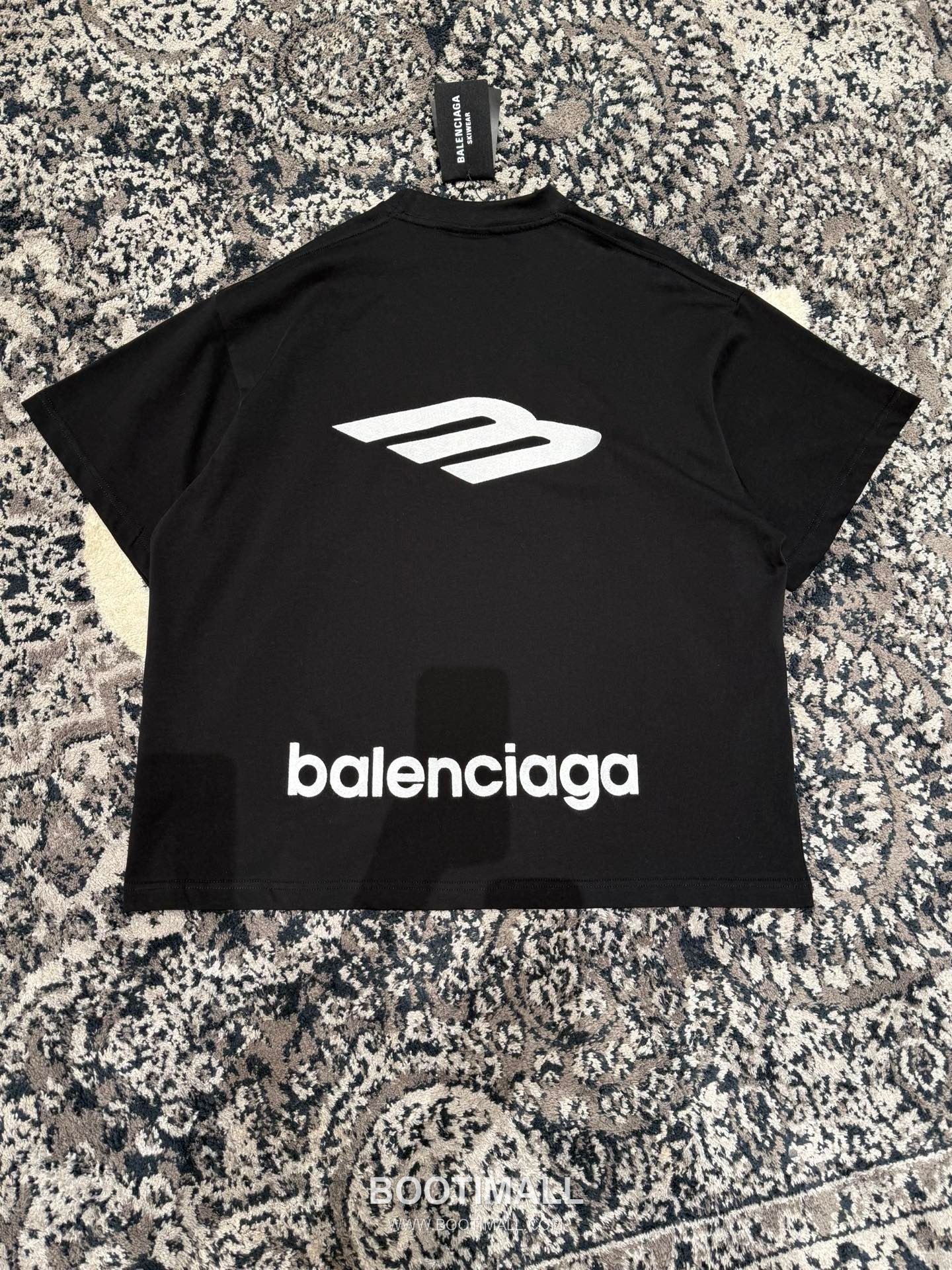 Balenciaga 3M Embroidered T-Shirt Cotton Black 발렌시아가 3M 자수 티셔츠 코튼 블랙 8