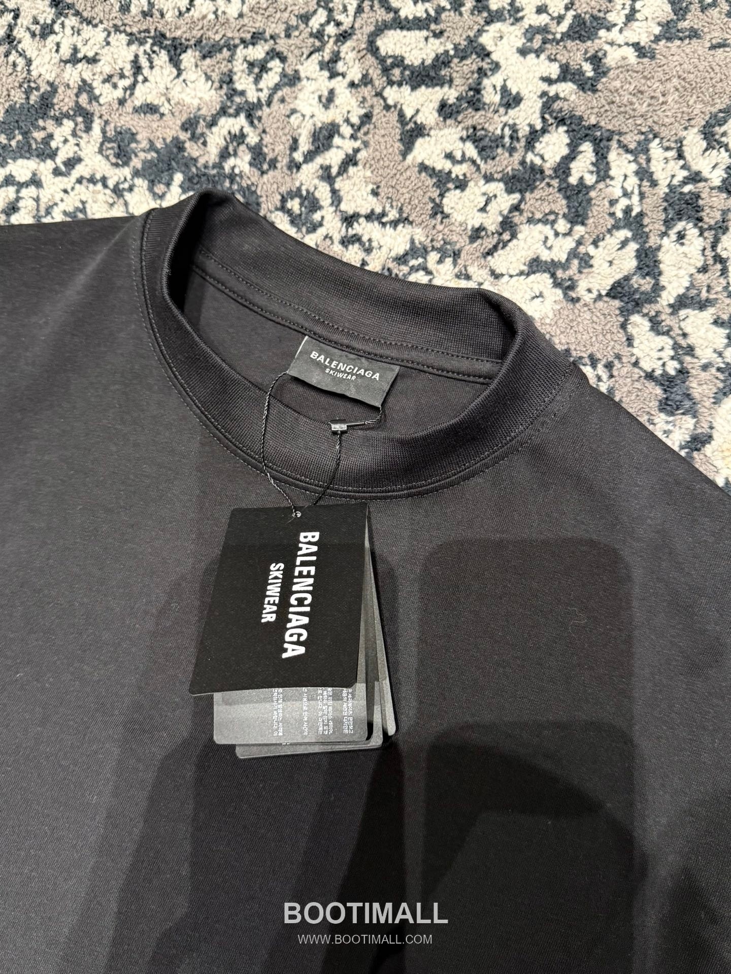 Balenciaga 3M Embroidered T-Shirt Cotton Black 발렌시아가 3M 자수 티셔츠 코튼 블랙 9
