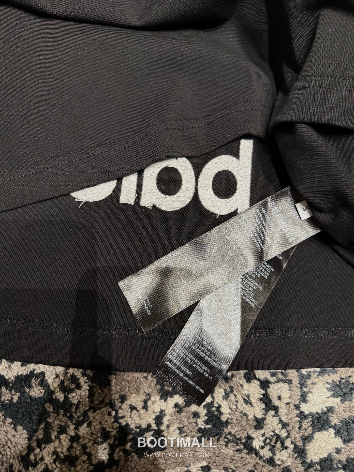 Balenciaga 3M Embroidered T-Shirt Cotton Black 발렌시아가 3M 자수 티셔츠 코튼 블랙 11