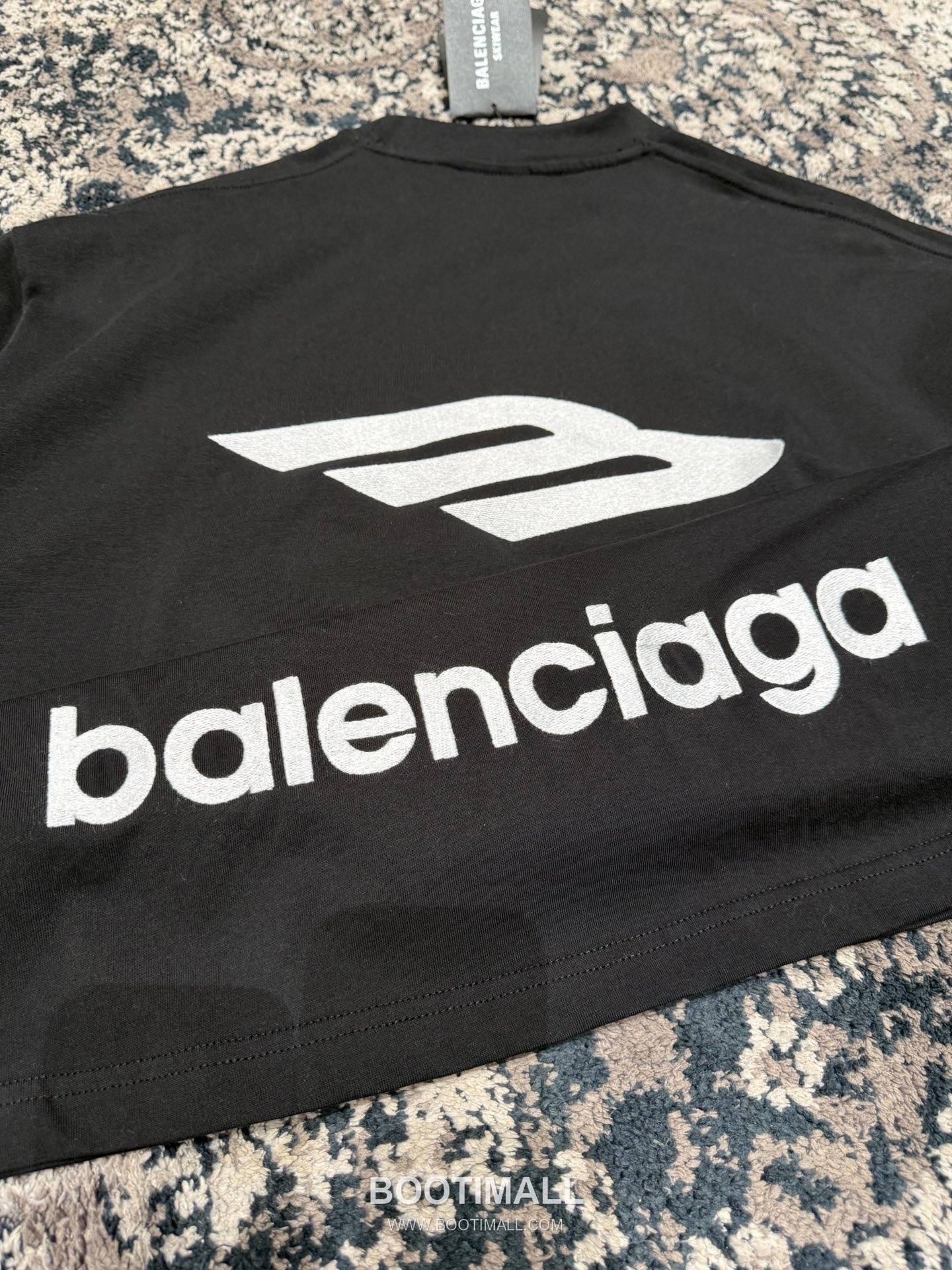 Balenciaga 3M Embroidered T-Shirt Cotton Black 발렌시아가 3M 자수 티셔츠 코튼 블랙 12